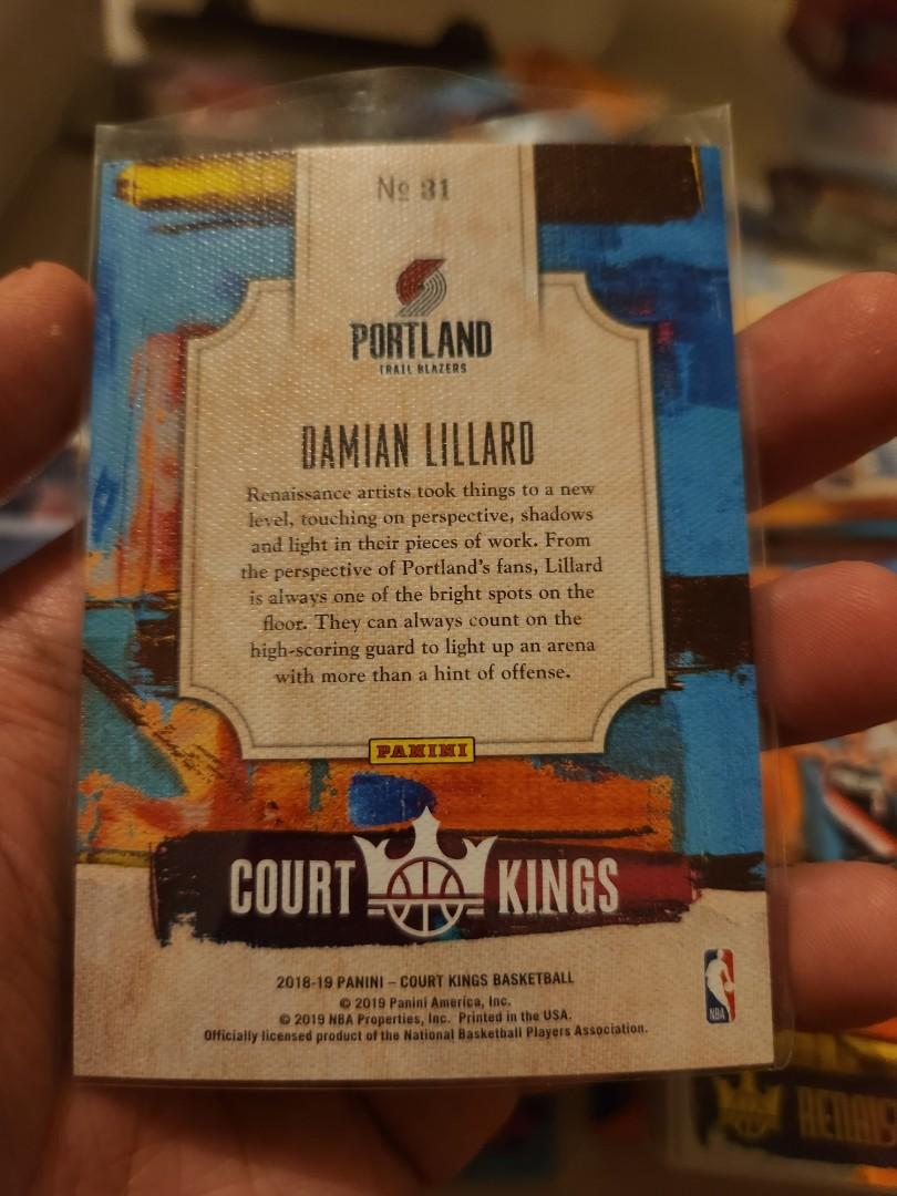 Damian Lillard Renaissance Men Court Kings NBA Cards for Sale, Hobbies   Toys, Toys  Games on Carousell