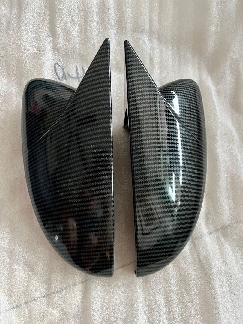 Dekitted Scirocco CF Printed Side Mirrors Cover Batman Style, Car