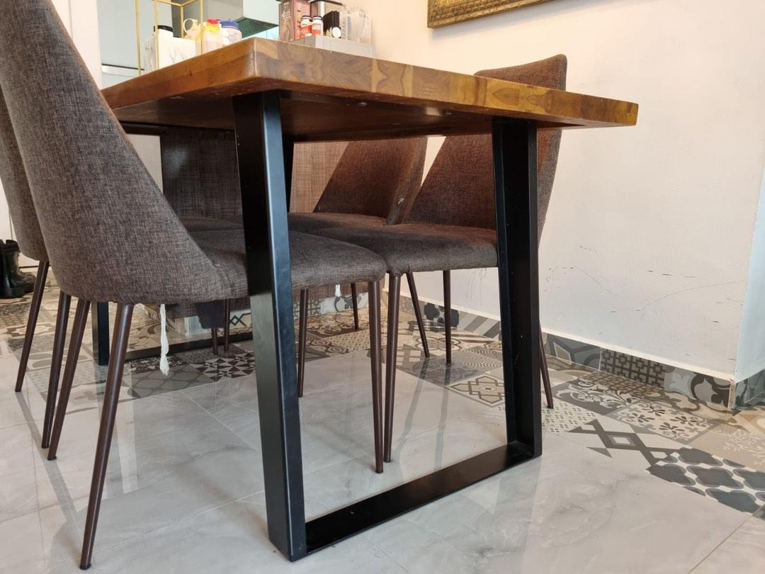 Dining Table Set (Category: Tables & Sets) located in Singapore. Submitted by brownsugar83 (Listing ID 1187240394, Image 2). Description: Nego for fast deal .