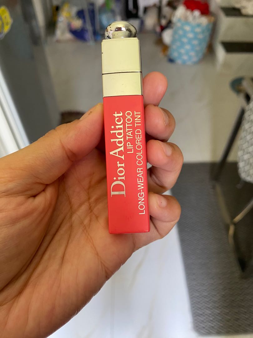 Dior lip tattoo shade 451, Kesehatan & Kecantikan, Rias Wajah di Carousell