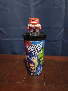 Disney Inside Out Cup with Lid & Strawhole - Anger