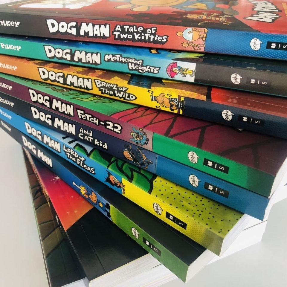 軟皮輕便裝Dogman book dog man book 神探狗狗全套內容dog man 1
