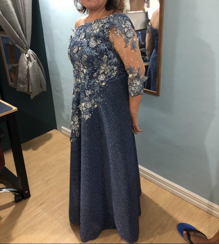 Elegant Dusty Blue Long Mermaid Sweetheart Sleeveless Formal Prom Dres –  BIZTUNNEL