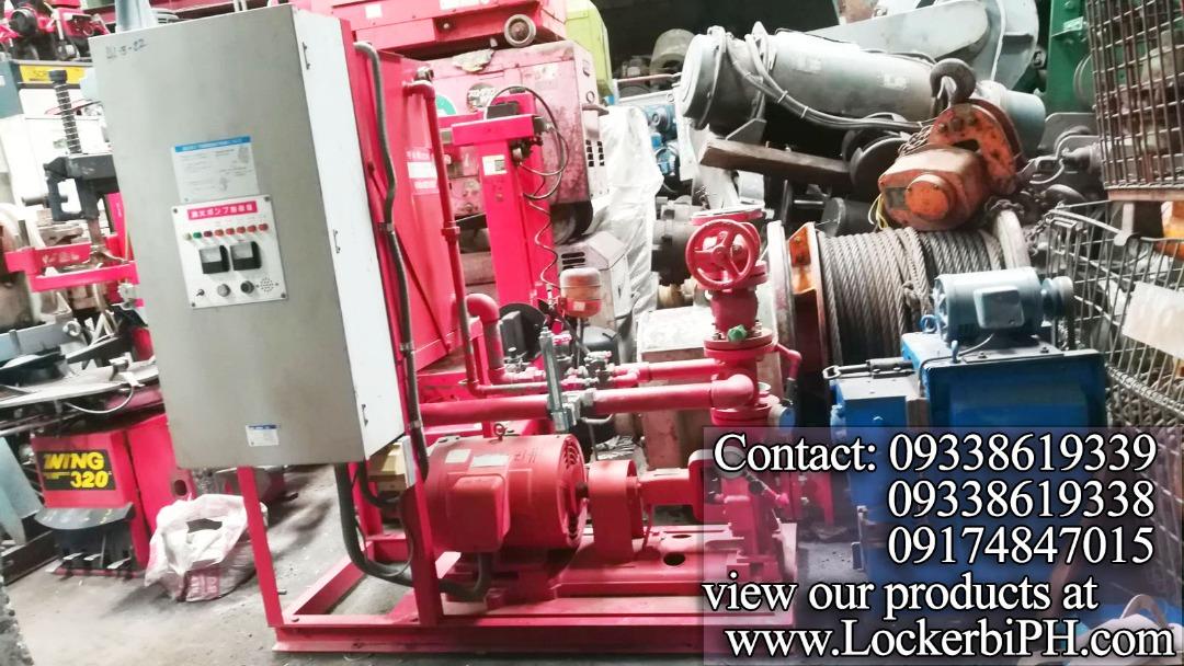 Ebara Fire pump 15hp 11kw w/ Control Panel from Japan (Category: Industrial Equipment) located in Quezon City. Submitted by lockerbi2014 (Listing ID 1187148534, Image 1). Description: Lockerbi Industrial Machinery Supply Japan surplus shop. Lots available. Most items negotiable~ Open Mondays to Saturdays 8am - 5:00 pm. More items available. Feel free to bring your technicians. Type "Lockerbi Philippines" in google to see company website. contact 