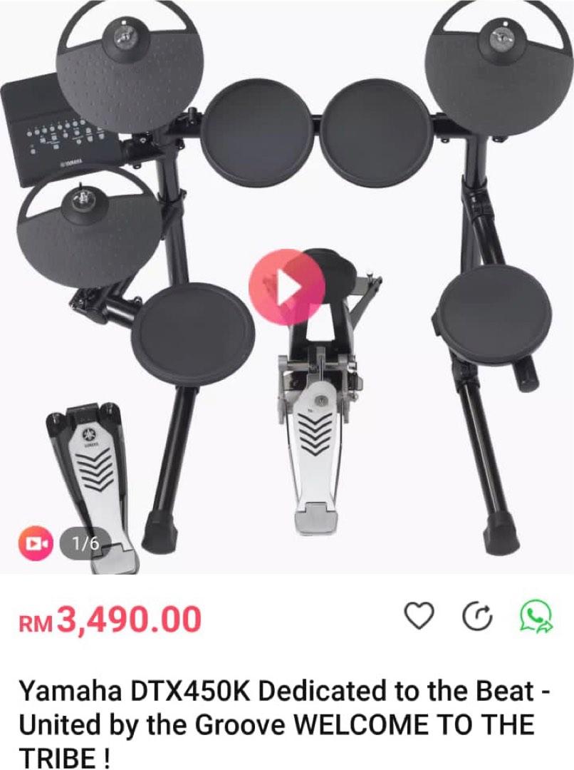 Yamaha Electronic Drum Set, Hobbies & Toys, Music & Media, Musical