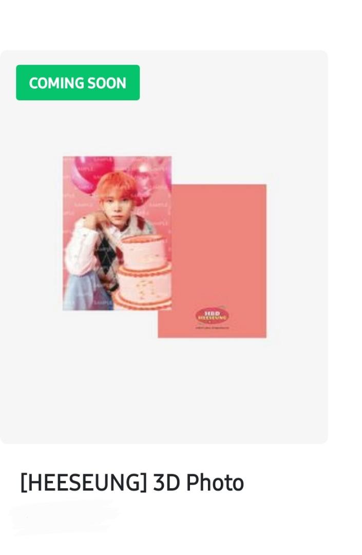 Enhypen Heesung's Birthday Merch, Hobbies & Toys, Memorabilia