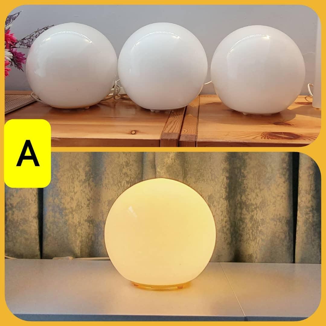 FADO Ikea table light lamp round sphere ball