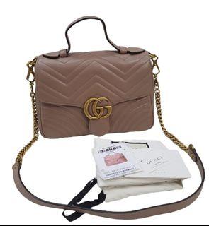 Fast Sale

Preloved
Gucci Marmont Top Handle Nude
sz 26.5 x 20 x 10 cm

With booklet and dustbag
•Nett
•Exclude ongkir ❤