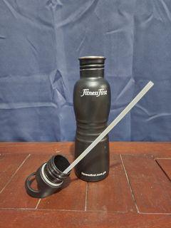 Fitness First Stainless Steel Tumbler with Straw