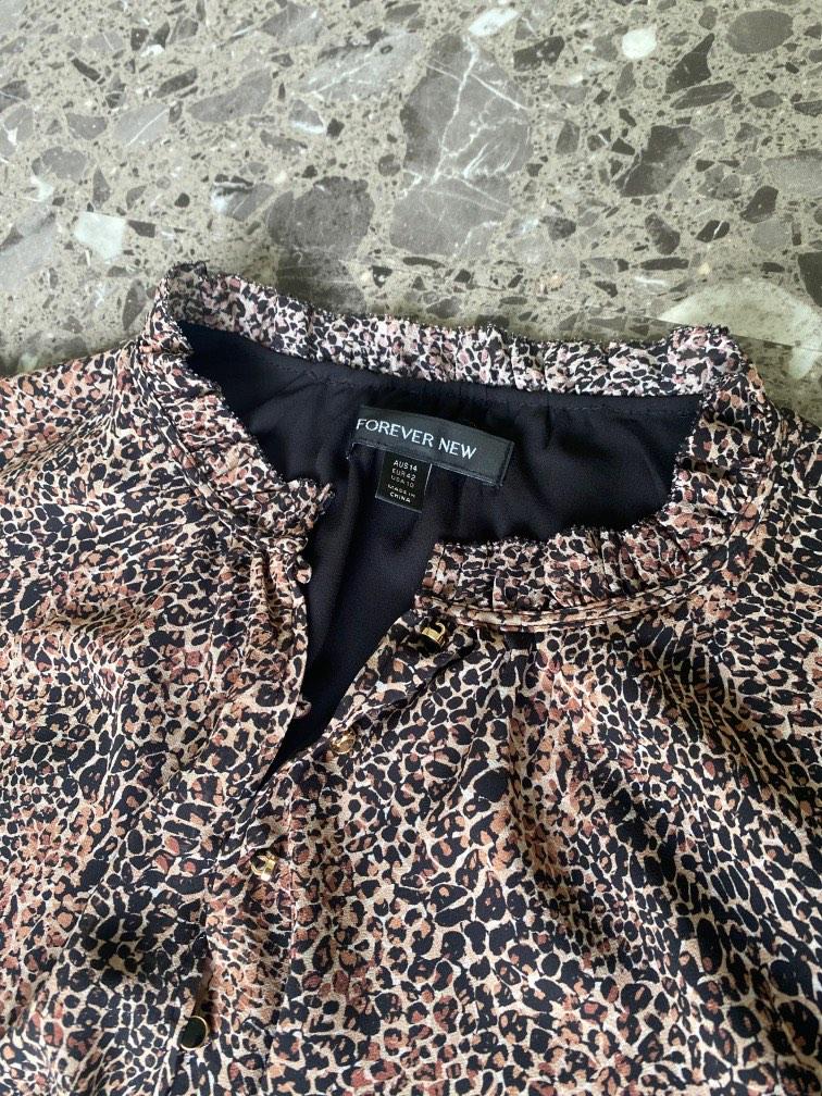 Forever new leopard top print dress