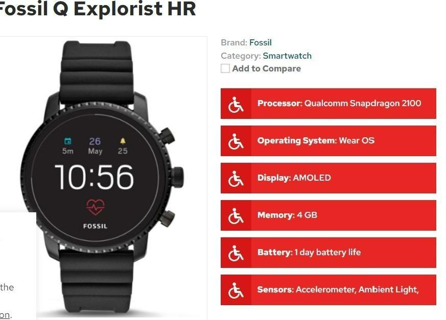 Fossil q explorist sport sale
