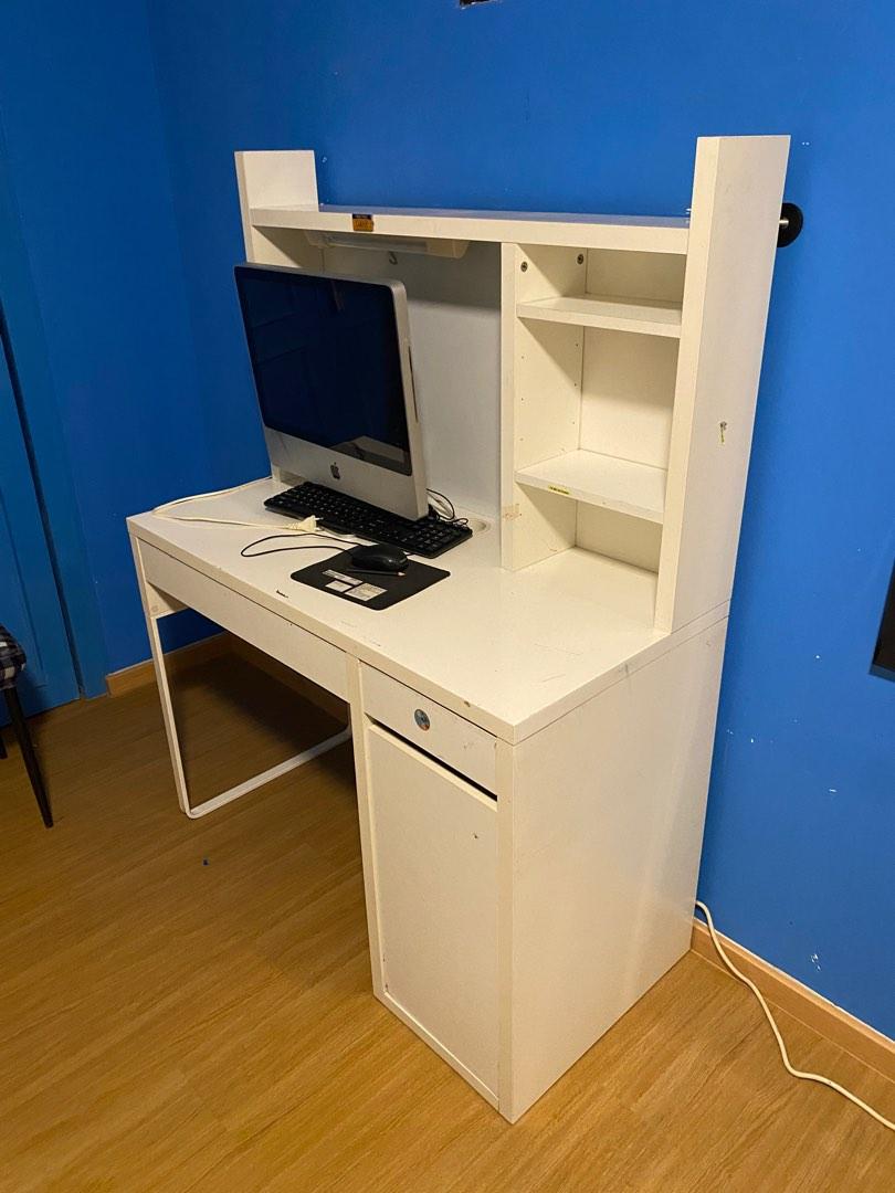Free Ikea study table (exclude imac), Furniture & Home Living