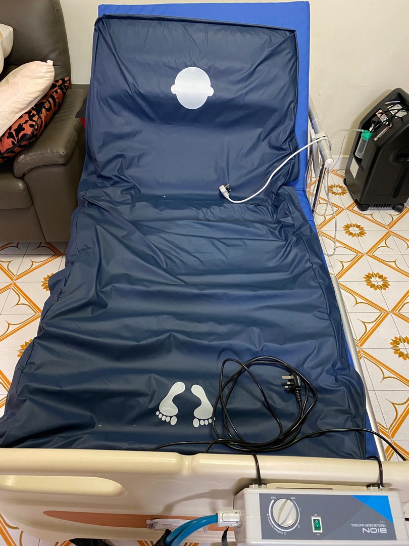 Free/Donation Electric Hospital Bed & Pressure Relieve Air Mattress
