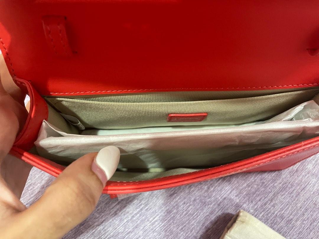 Furla Brand New Coral Clutch with Strap and Card Holder Women s