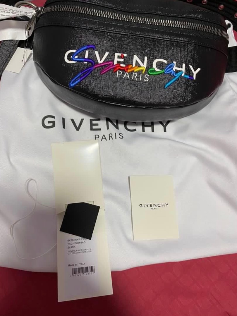 Givenchy Red Polyamide Downtown Large Bum Belt Bag