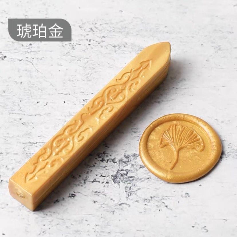 Gold wax seal beads, Hobbies & Toys, Stationery & Craft, Craft Supplies