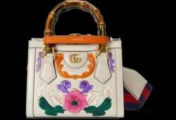 Dollhouse doll fashion accessory handbag designer purse Gucci Dior Hermes  Chanel Louis Vuitton —