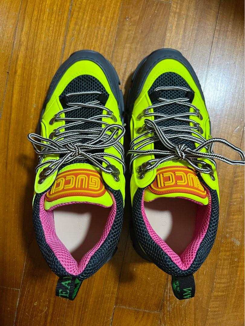 Gucci Flashtrek sneakers in reflective Yellow