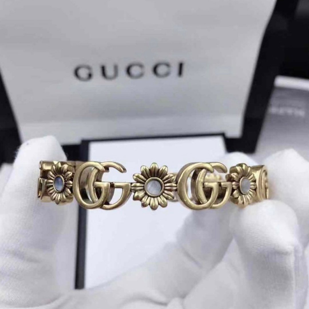 gucci flower bracelet