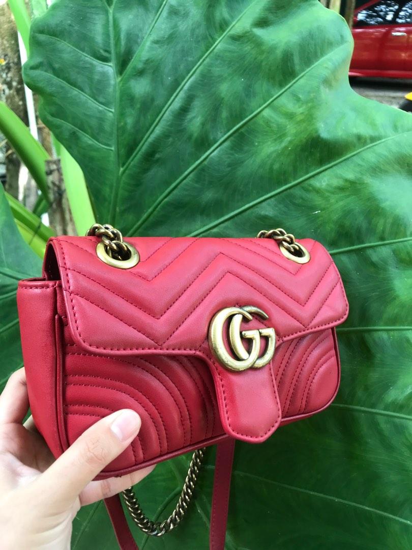 Gucci Marmont, Women's Fashion, Bags & Wallets, Crossbody Bags on
