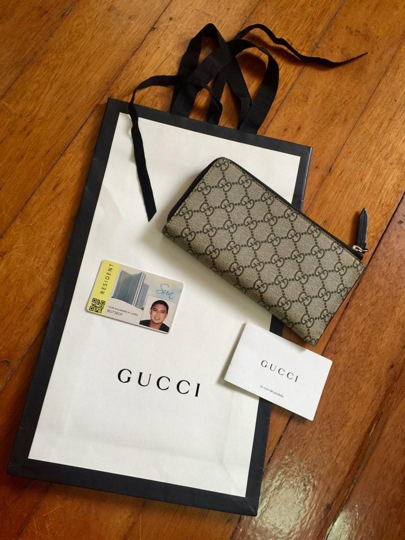 Gucci GG Supreme Kingsnake wallet, Luxury, Bags & Wallets on Carousell