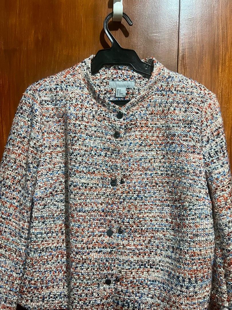 H&M Tweed Jacket (with flaw), Women's Fashion, Coats, Jackets and
