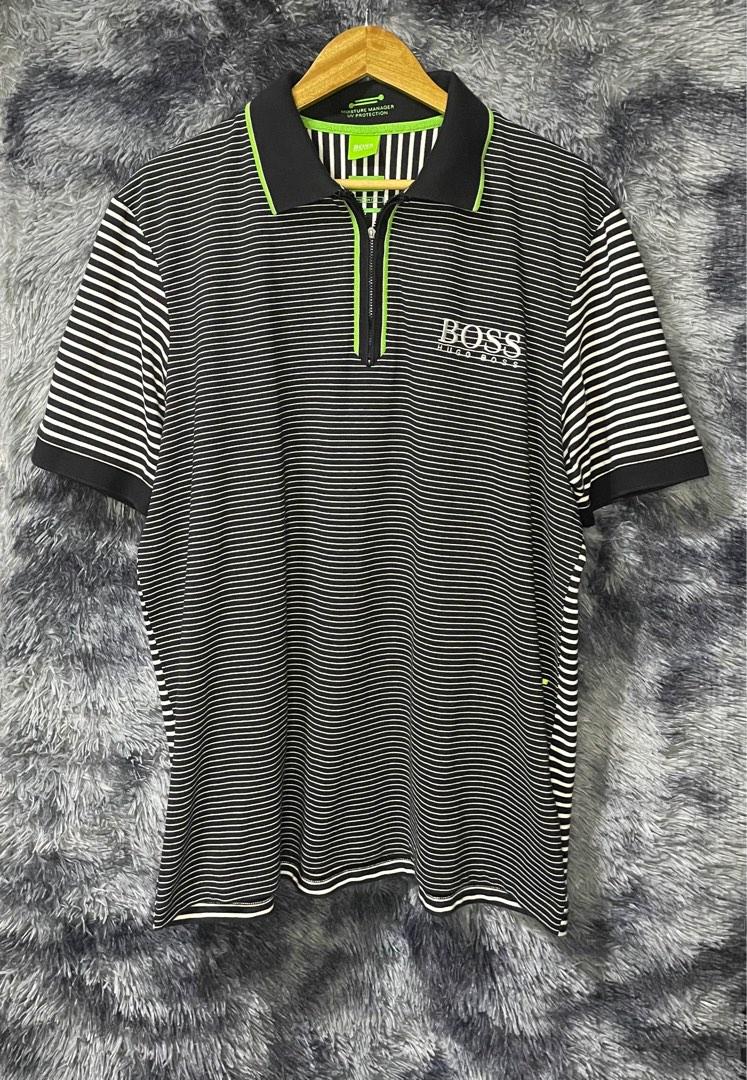 Striped hugo boss polo hot sale
