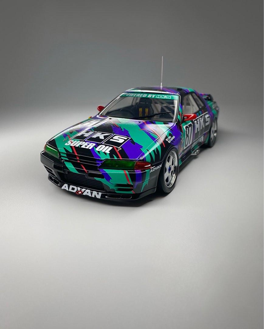 Ig 1 18 Nissan Skyline Gtr R32 Bnr32 Hks Oil 興趣及遊戲 玩具 遊戲類 Carousell