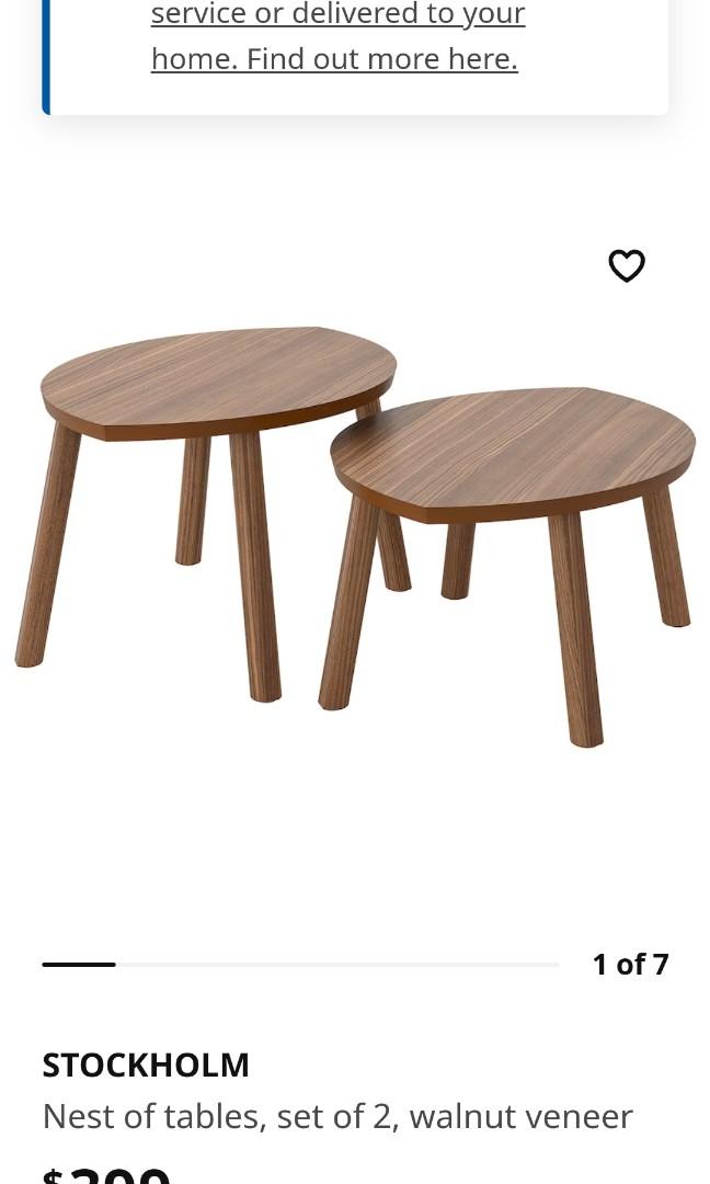 IKEA COFFEE TABLE SET, Furniture & Home Living, Furniture, Tables