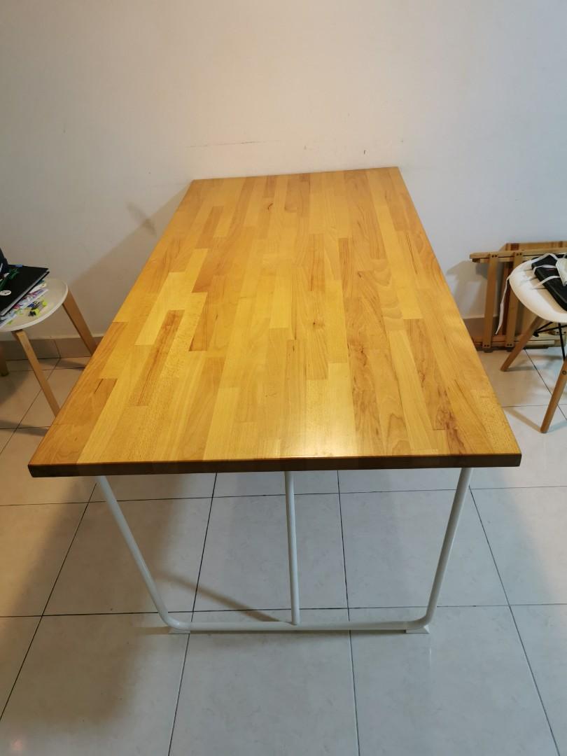 IKEA Gerton Top and Backaryn Legs, Furniture & Home Living, Furniture