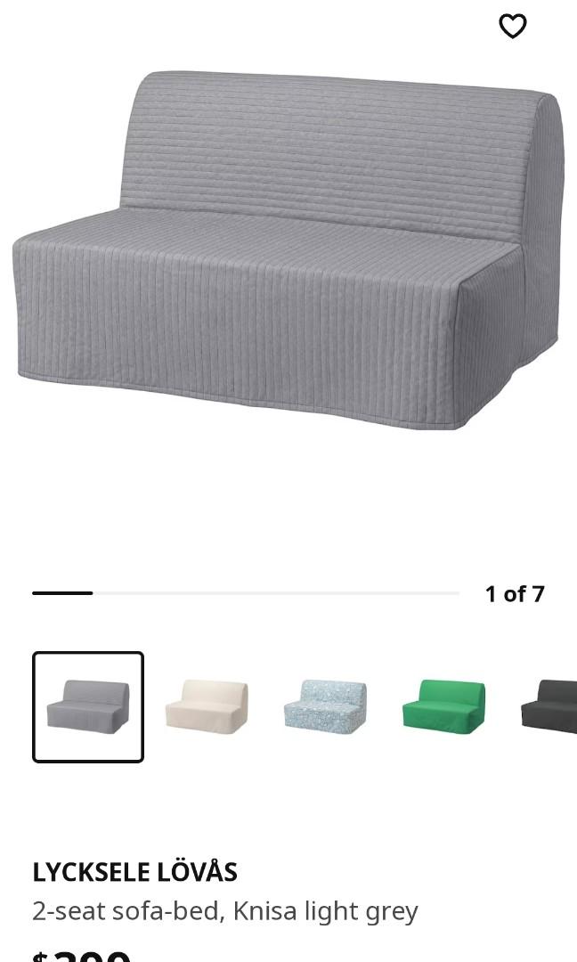 IkEA Sofa Bed Lycksele Lovas 2 Seater, Furniture & Home Living