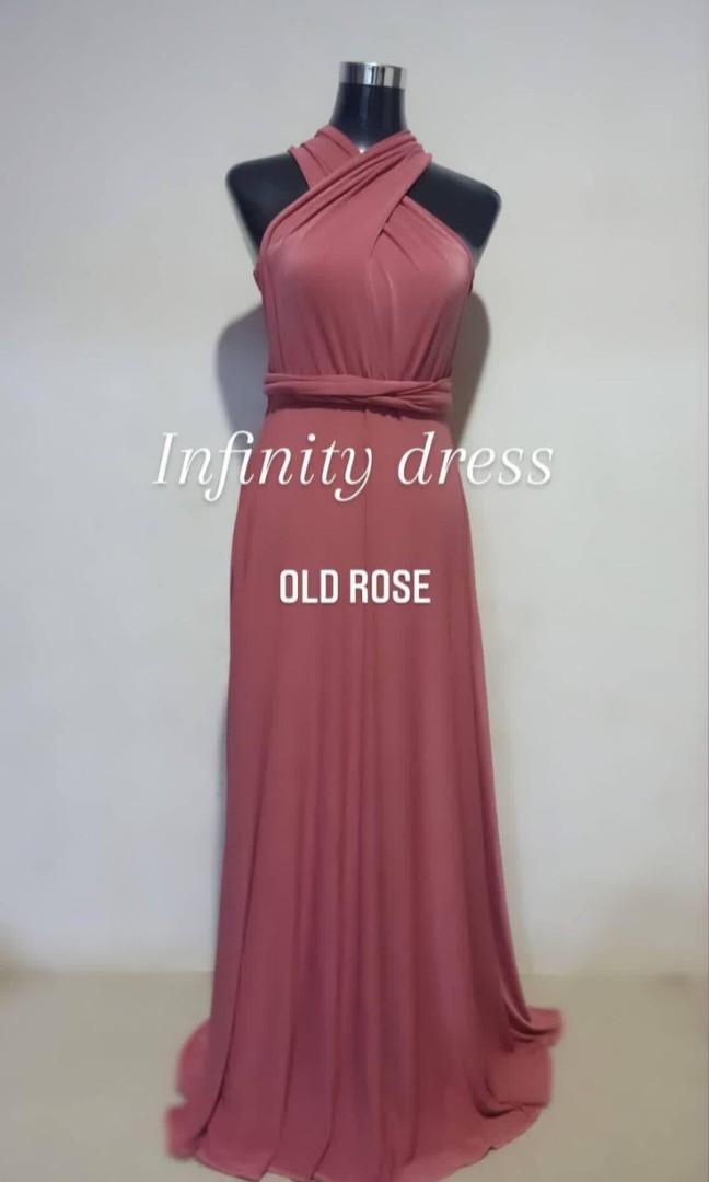 Infinity Dress Old rose, Women's Fashion, Dresses & Sets, Dresses on