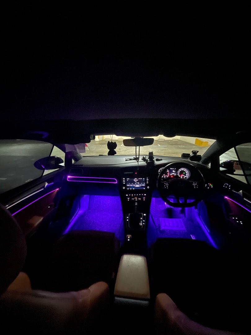 Interior ambient LED lighting VW golf MK7(4 doors, dashboard and leg