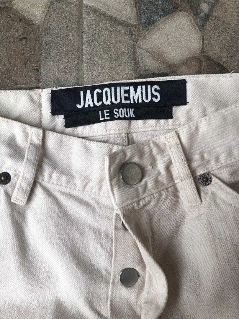 Jacquemus FW18 Le Souk High rise Ecru Jeans