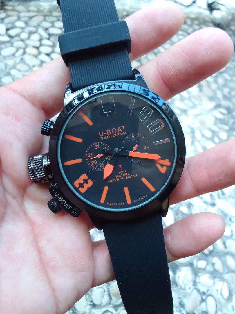 Jam tangan u boat Itali Fontana, Fesyen Pria, Jam Tangan di Carousell