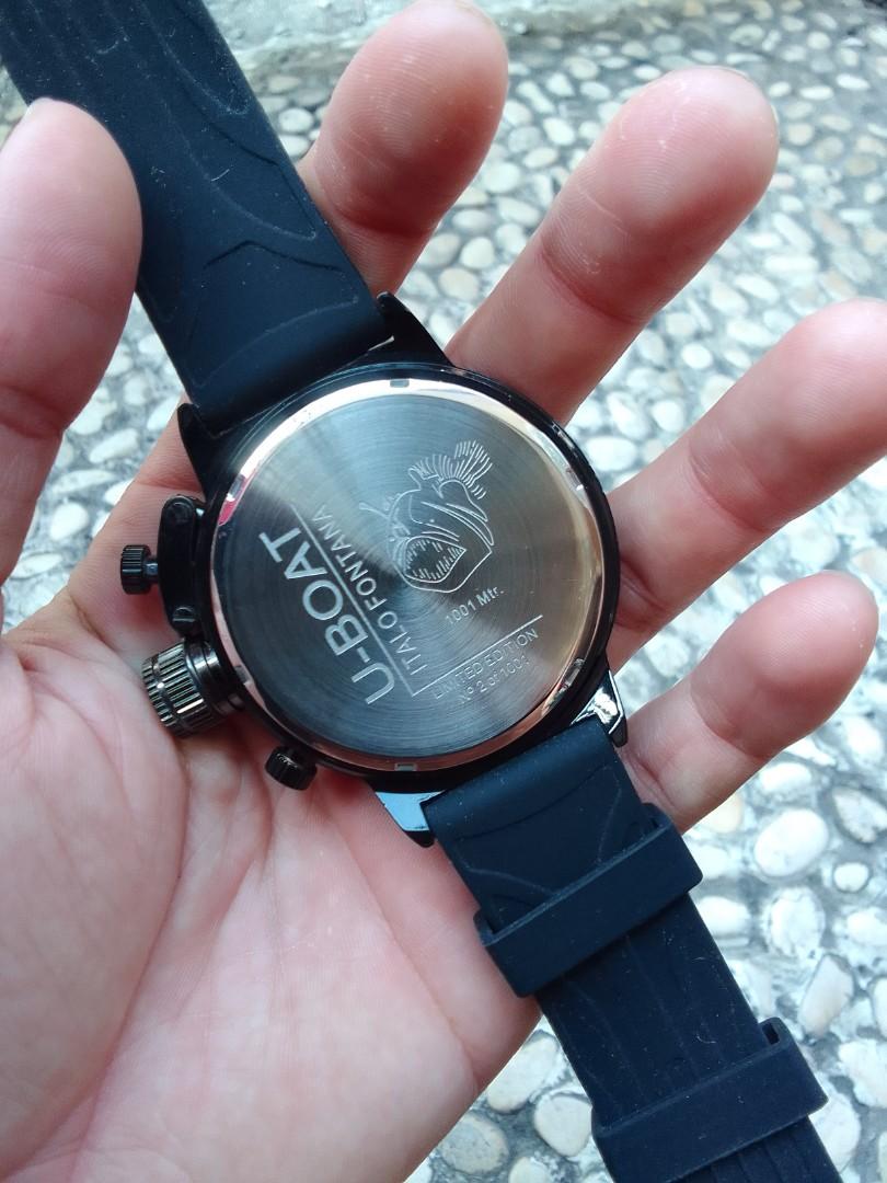 Jam tangan u boat Itali Fontana, Fesyen Pria, Jam Tangan di Carousell