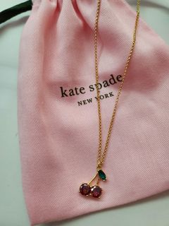 KATE SPADE 彩石車厘子頸鏈64204533294594110