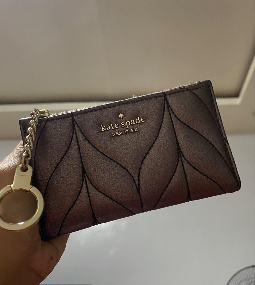 kate spade briar lane quilted mikey small slim bifold wallet