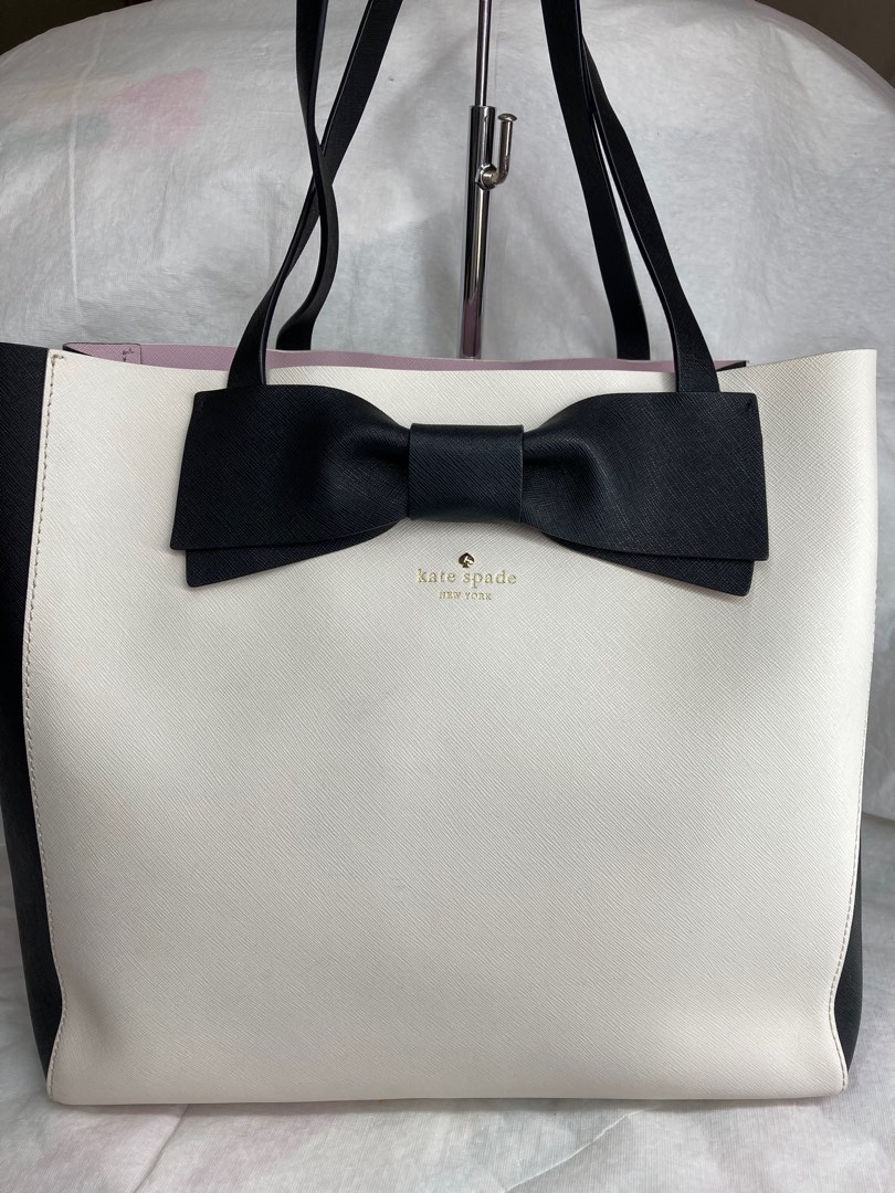 Kate Spade Large Ribbon Tote Bag, Luxury, Bags & Wallets on Carousell