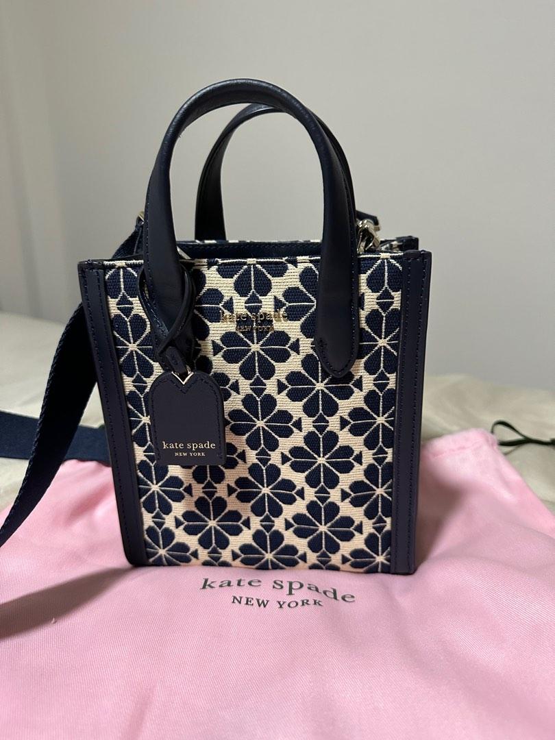 Kate Spade Manhattan Spade Flower Jacquard Mini Tote, Women's Fashion, Bags  & Wallets, Cross-body Bags on Carousell