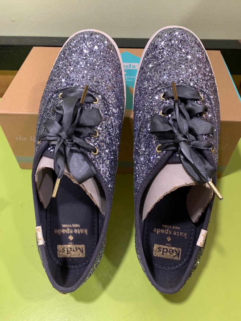 keds black glitter shoes