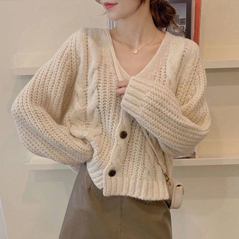 Korean sale knitted cardigan
