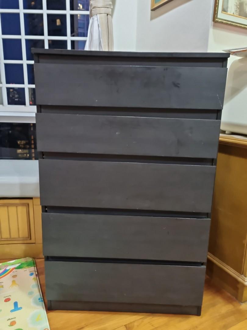 KULLEN, Chest of 5 drawers, Furniture & Home Living, Furniture, Shelves