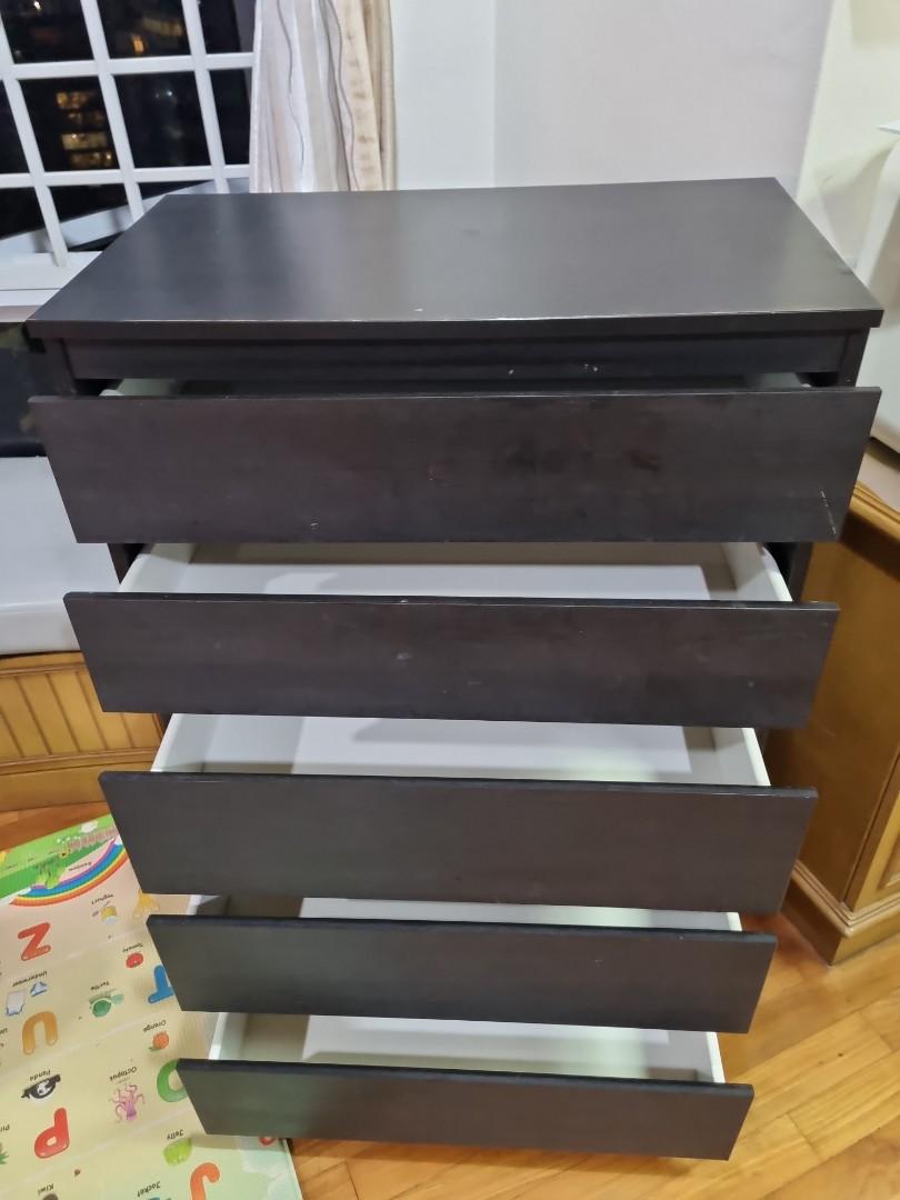KULLEN, Chest of 5 drawers, Furniture & Home Living, Furniture, Shelves