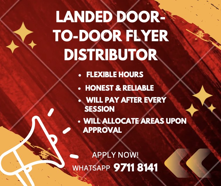 Landed Flyer Distributor, Jobs, Internships & Others on Carousell
