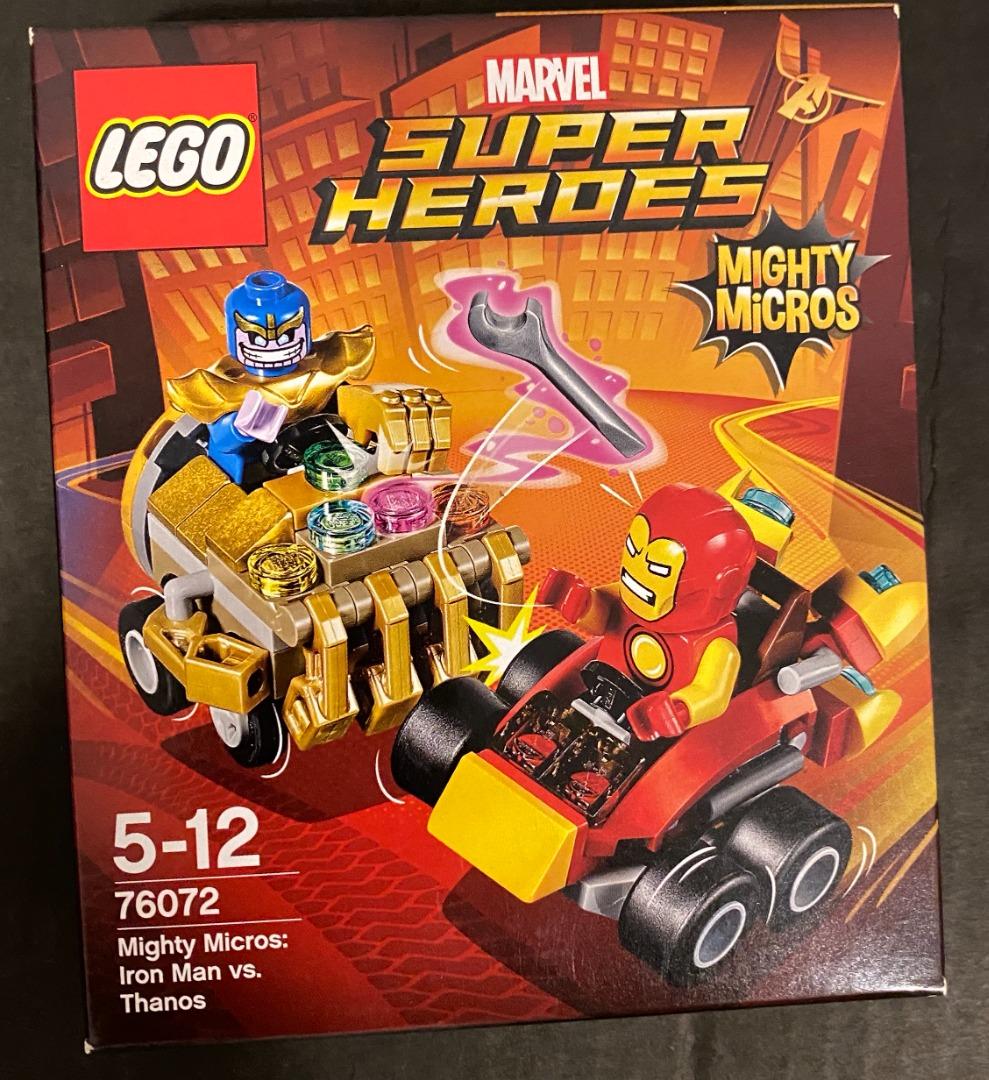 Lego 76072 Mighty Micros Iron Man vs. Thanos Set Hobbies Toys