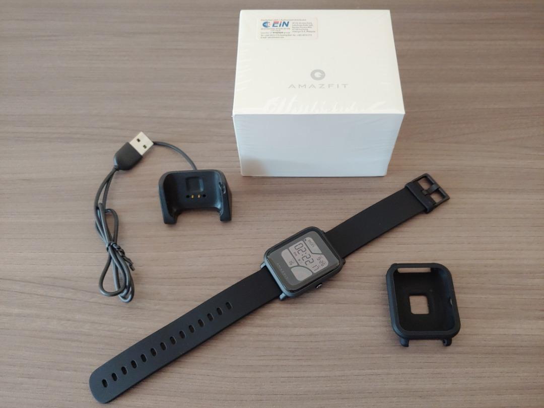 Xiaomi mi amazfit shop bip smartwatch onyx black