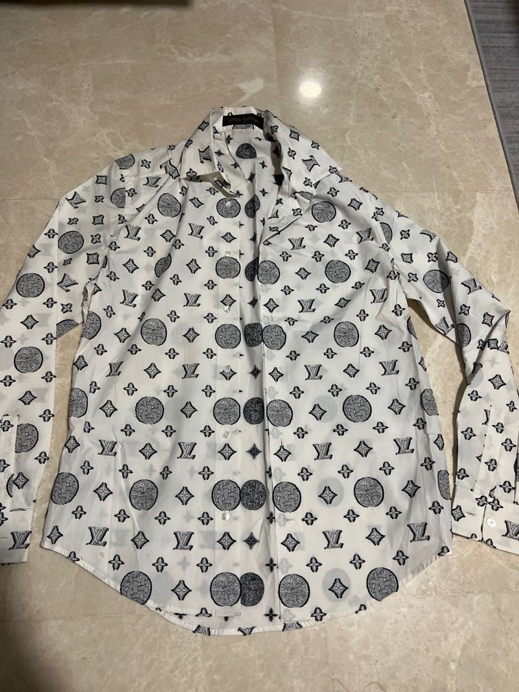 Louis Vuitton zoo, Men's Fashion, Tops & Sets, Formal Shirts on Carousell