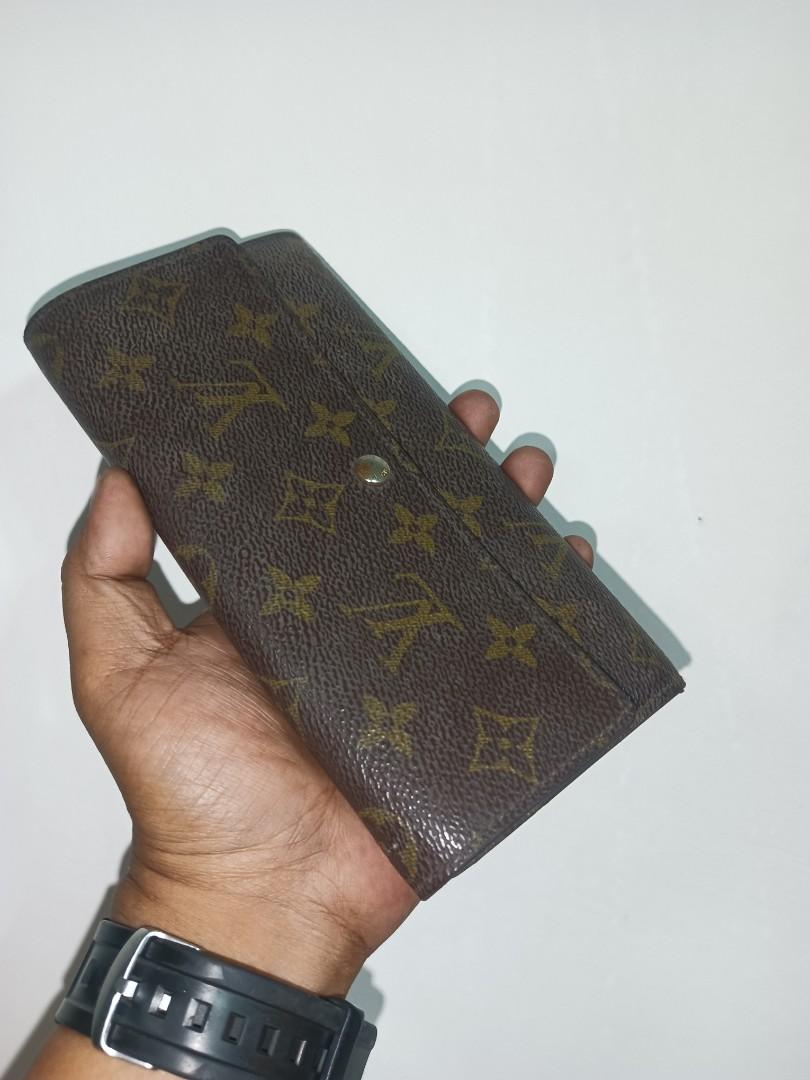 100% Authentic Louis Vuitton M61734 Monogram Portofeuil Sara Lv Long Wallet  Canvas Ladies Brown, Luxury, Bags & Wallets on Carousell