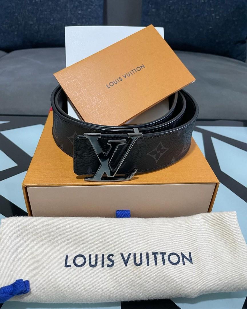 Louis Vuitton Initials LV Mirror 40mm Reversible Belt (Size 90/36